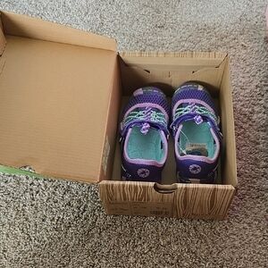 Kids Purple and Teal Sneakers